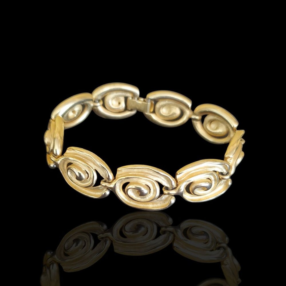 Estruscan Gold Plated Vintage Bracelet